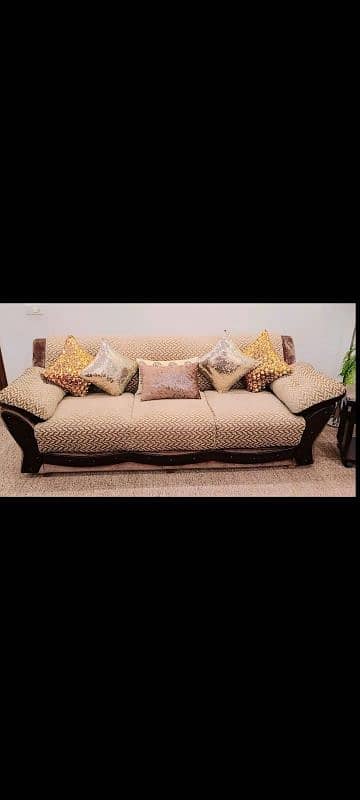 7 seater sofa+ sofa cum bed+table 4