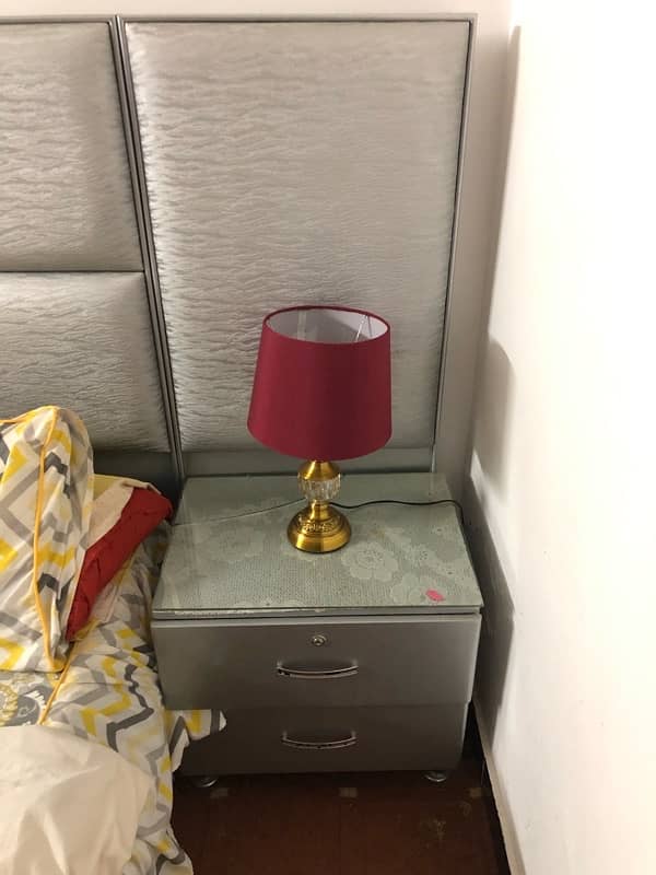 king size bed chairs drawers dressing table full set bed 4