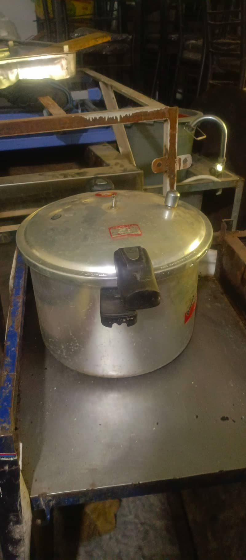 Restaurant Counter, Chairs , Tables , Pressure cooker , 4ft Tawa etc 6