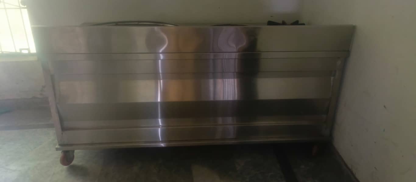 Restaurant Counter, Chairs , Tables , Pressure cooker , 4ft Tawa etc 11