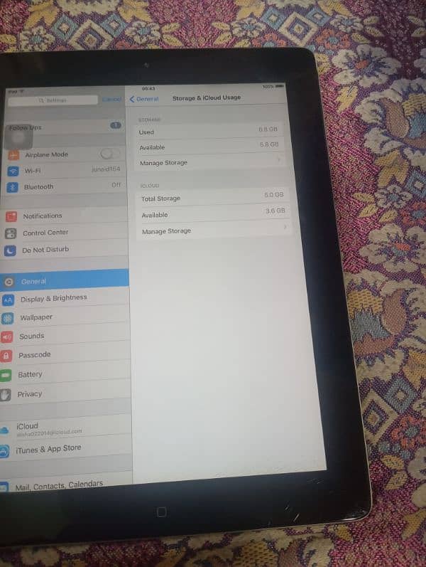 i phone tablet condition is very good 0