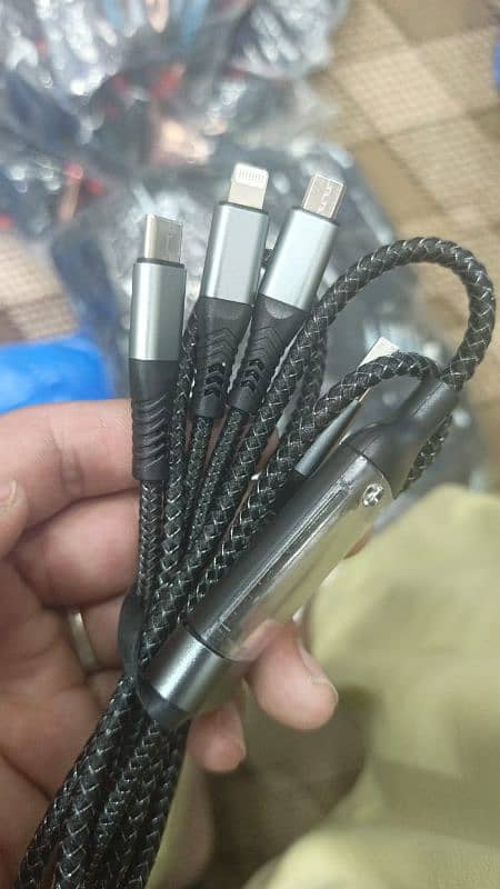 100w fast charging 3 in 1 cable 2