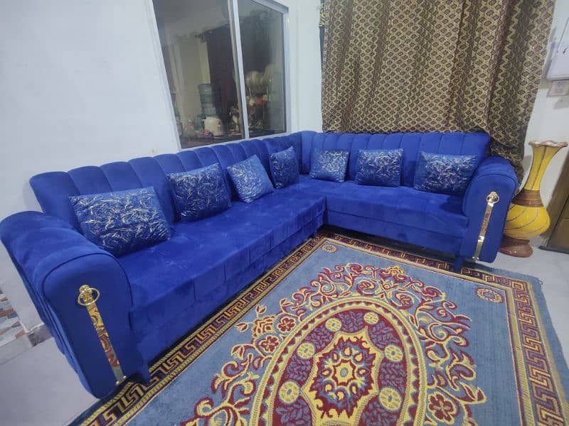 L shape sofa With Bed 0
