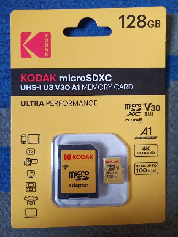 original Kodak 128 gb memory card 0