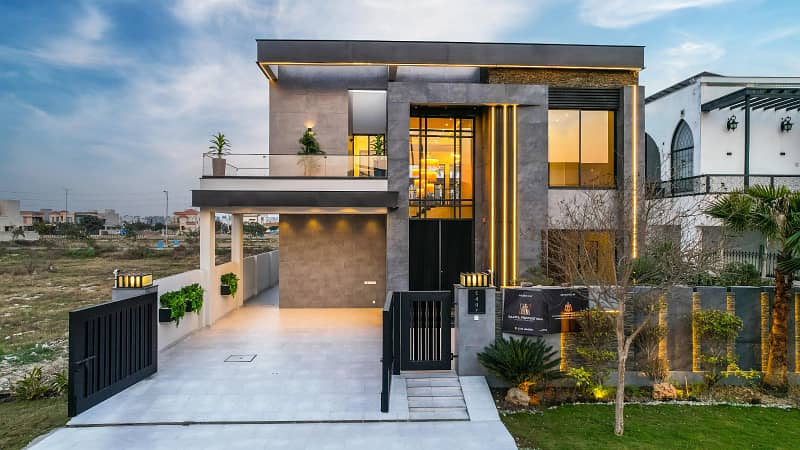 With Basement 1 Kanal Brand New Lavish Bungalow For Sale On Top Location of Phase 7 DHA Lahore 0