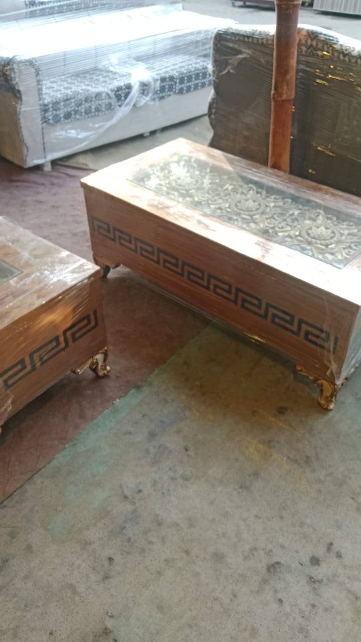 Table SET/ Centre Table/ Wooden Table/ Nesting Table/ versace design 6