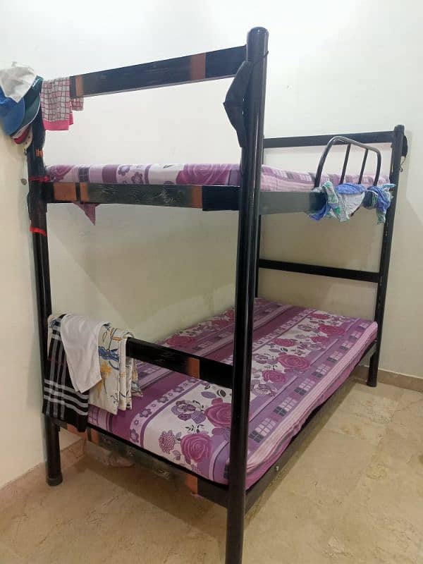 Iron Double Bed for Sell 0