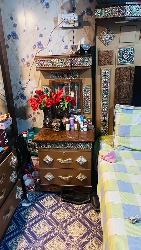 urgent sale new furniture bed side table 1