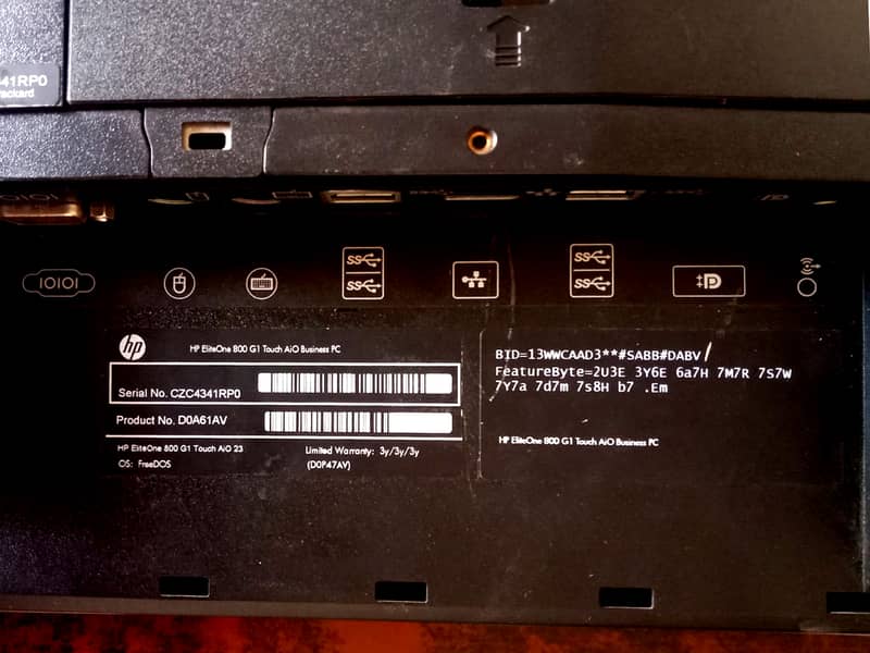HP EliteOne 800 G5 LED PC - 8th Gen Core i5 8GB 500GB SSD 23.0" Touch 7