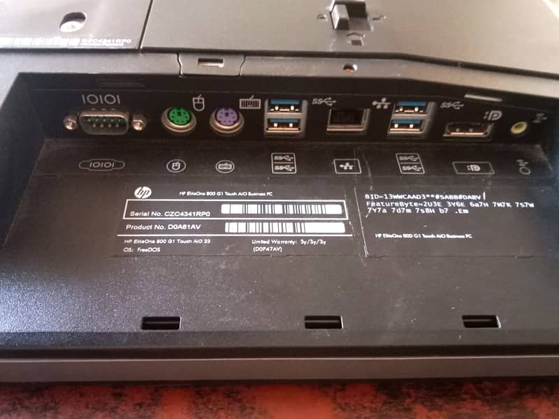 HP EliteOne 800 G5 LED PC - 8th Gen Core i5 8GB 500GB SSD 23.0" Touch 11