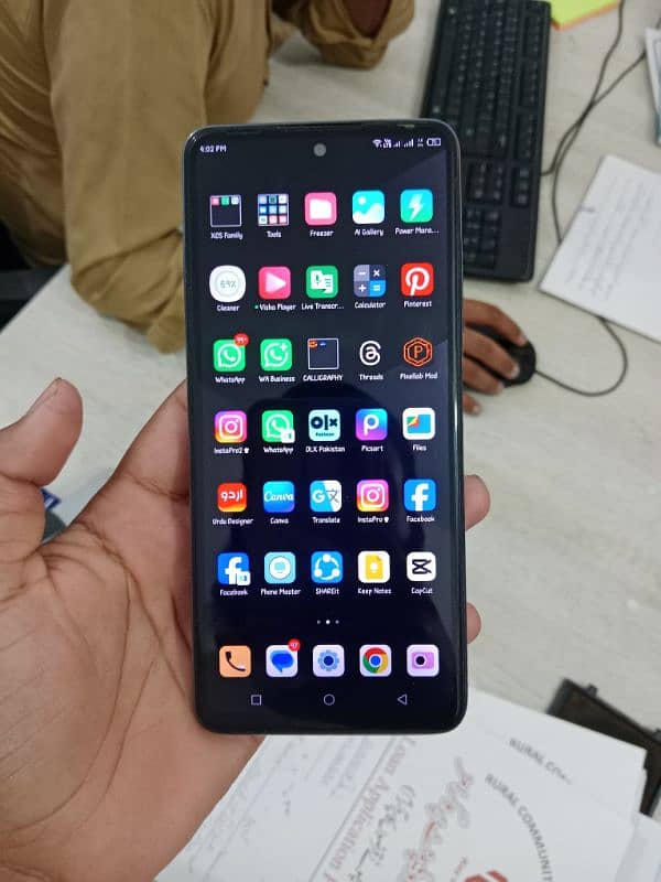 infinix note 10 pro 8/128 finger off hy 4