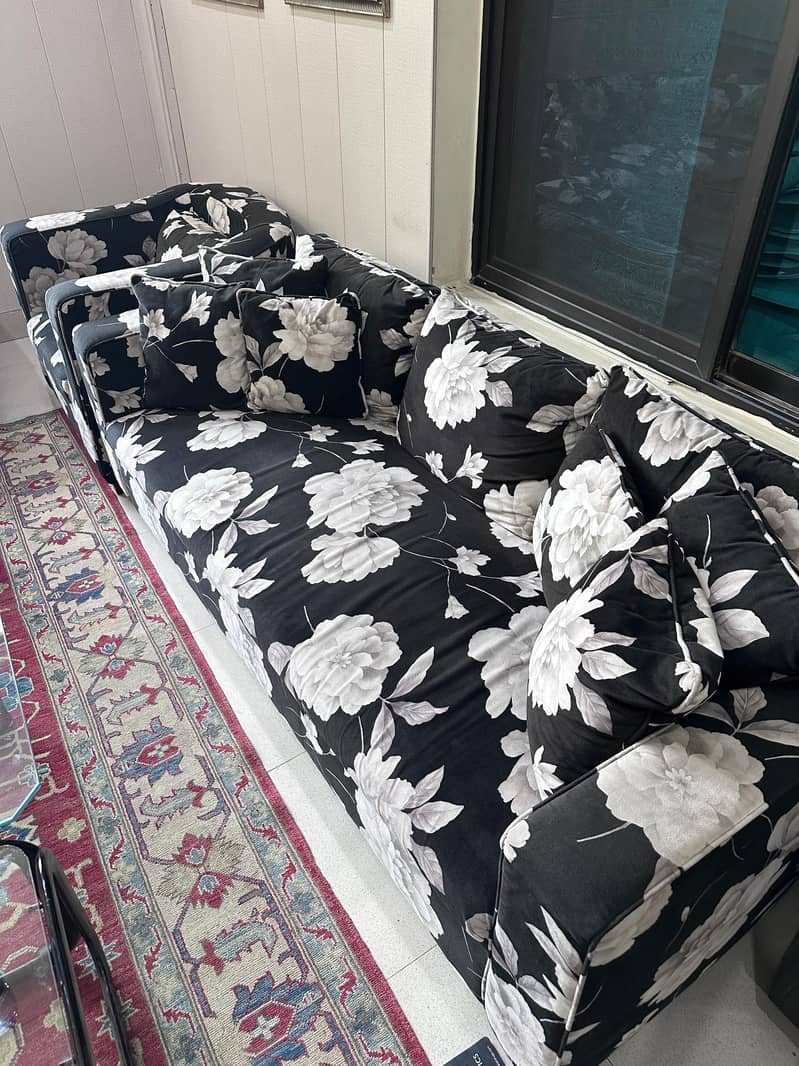 SOLID WOOD SOFA SET 2