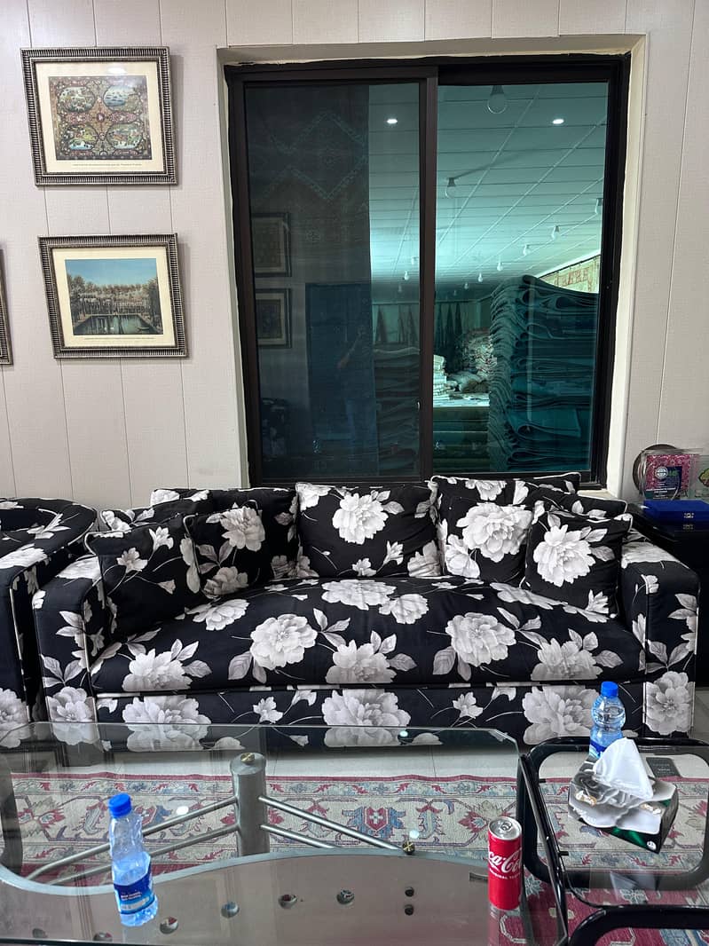 SOLID WOOD SOFA SET 4