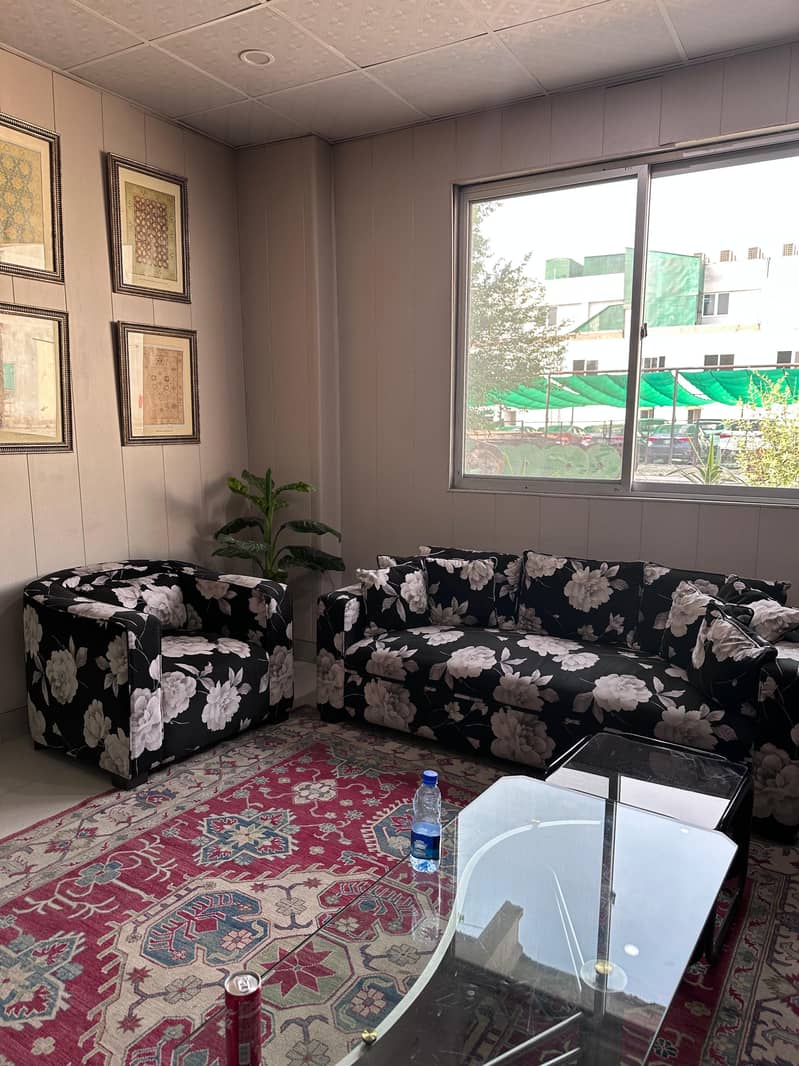 SOLID WOOD SOFA SET 5