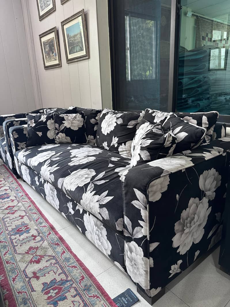 SOLID WOOD SOFA SET 8