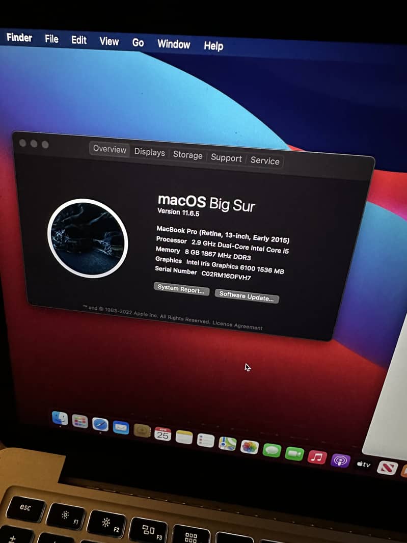 Macbook Pro 2015 500GB SSD Pristine Condition 13 Inch + Cover Sleeve 7