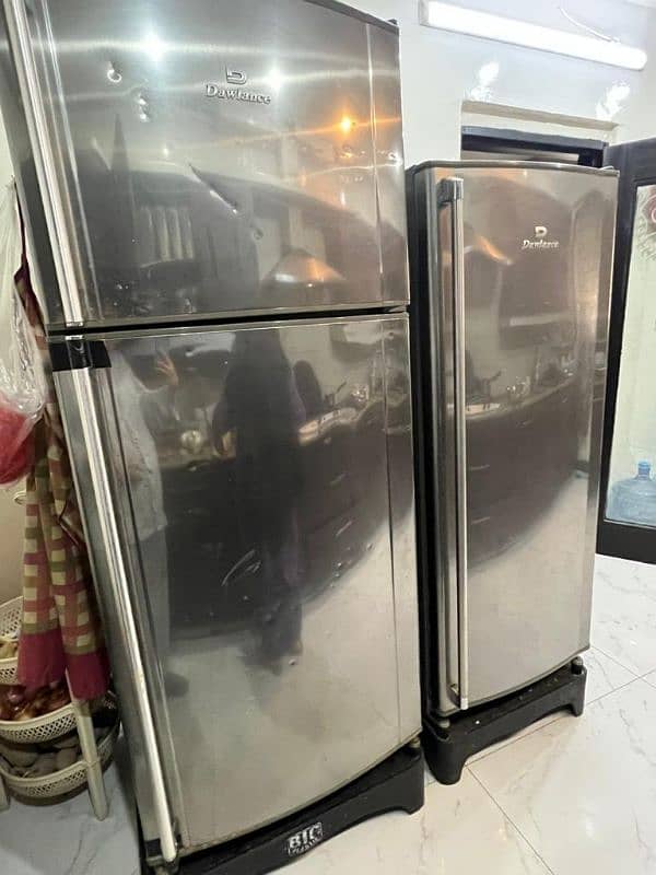 1 fridge and 1 freezer 0