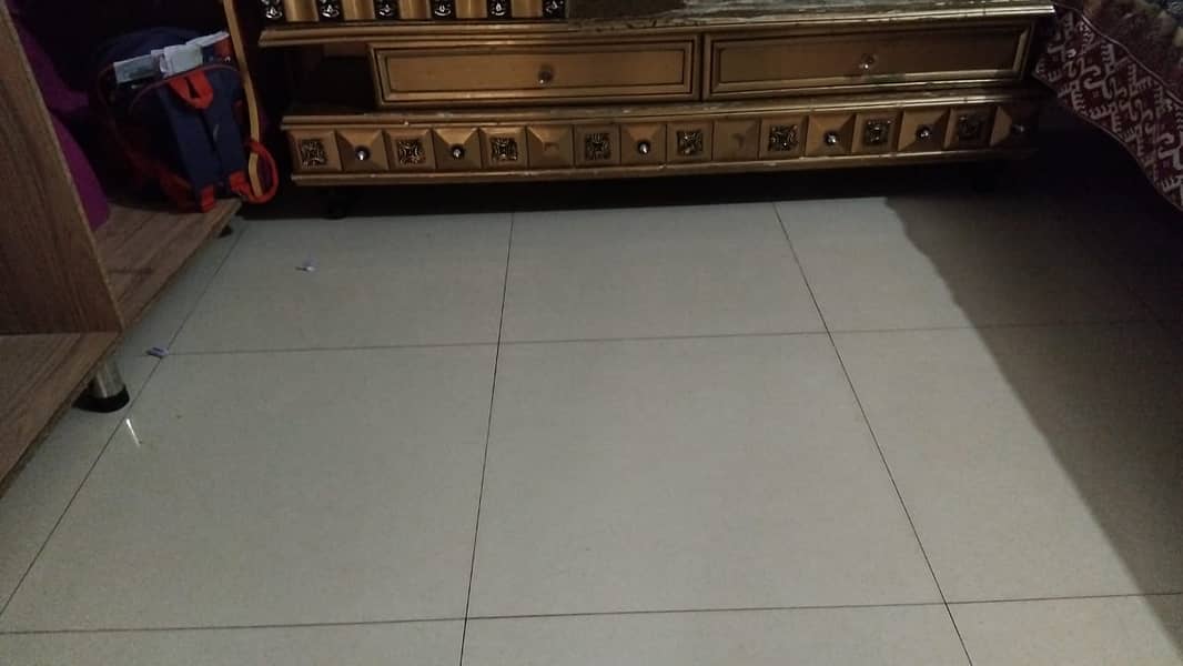 Kids Wooden Bed Set | Dressing And Double Bed Without Matress for sale 1