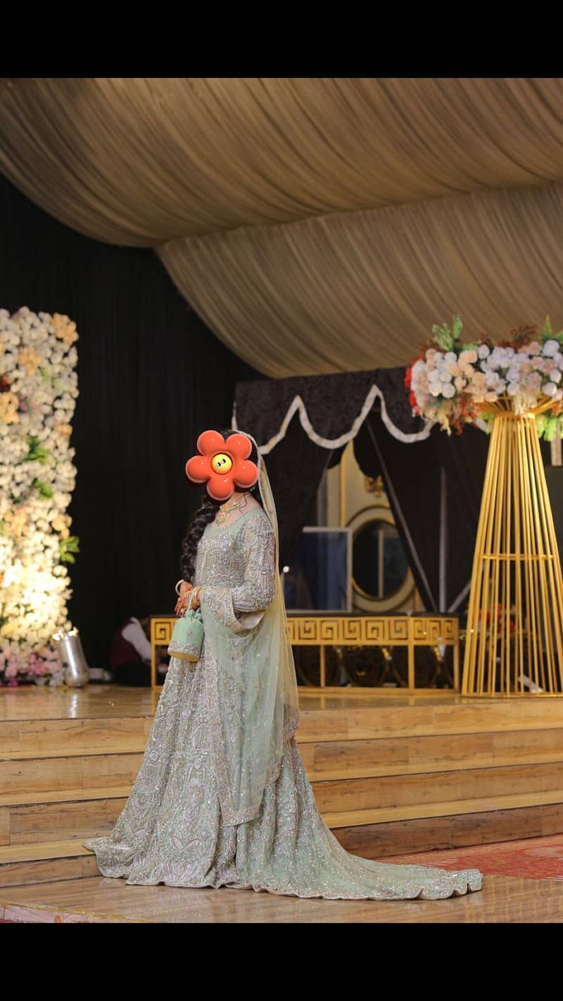 Bridal Maxi | Bridal walima Dress | Wedding Dress | bridal Walima max 3