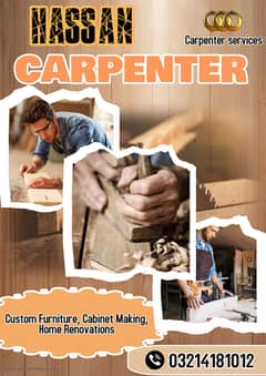 Carpenters Cupboard, Wardrobe, Kitchen Cabinet,Media Wal,Wood Works