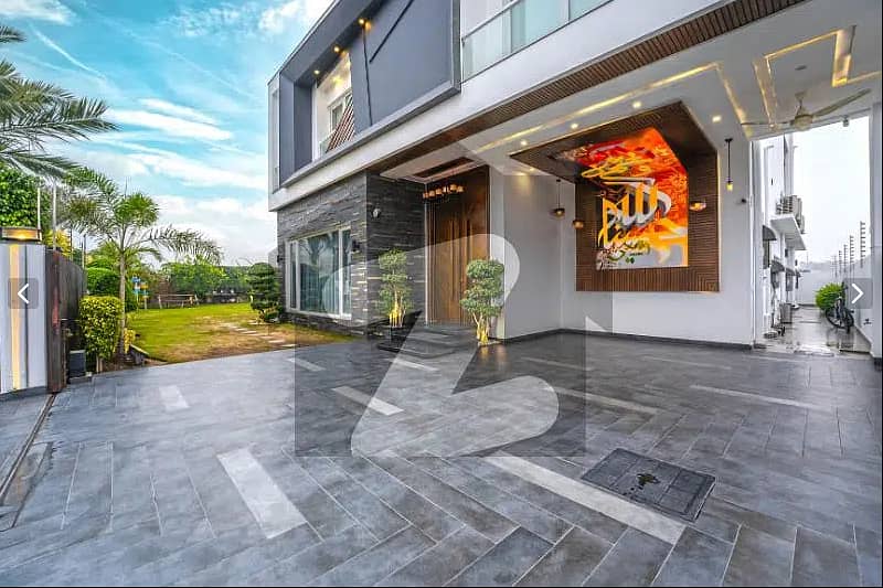 One Kanal BUNGALOW KANAL LAWN Luxury Ultra-Modern Design Most Beautiful Full Basement Swimming Pool Home Theater Bungalow For Sale At Prime Location Of DHA Lahore Near To Commercial Market 2