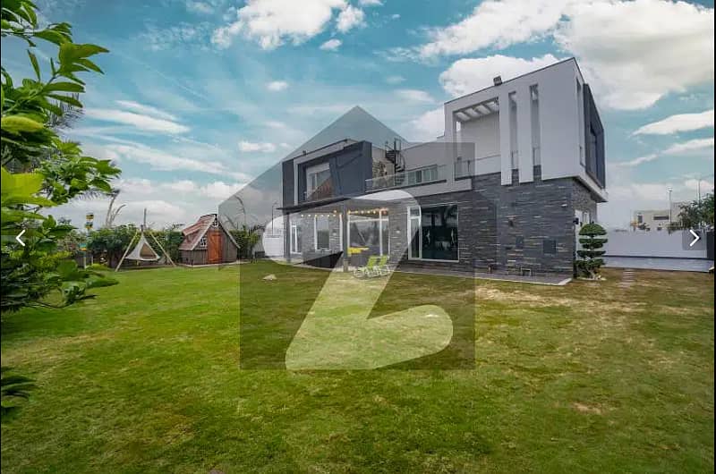 One Kanal BUNGALOW KANAL LAWN Luxury Ultra-Modern Design Most Beautiful Full Basement Swimming Pool Home Theater Bungalow For Sale At Prime Location Of DHA Lahore Near To Commercial Market 4