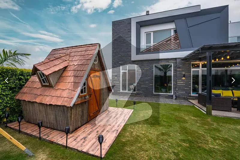 One Kanal BUNGALOW KANAL LAWN Luxury Ultra-Modern Design Most Beautiful Full Basement Swimming Pool Home Theater Bungalow For Sale At Prime Location Of DHA Lahore Near To Commercial Market 6