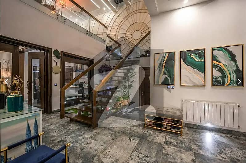 One Kanal BUNGALOW KANAL LAWN Luxury Ultra-Modern Design Most Beautiful Full Basement Swimming Pool Home Theater Bungalow For Sale At Prime Location Of DHA Lahore Near To Commercial Market 9