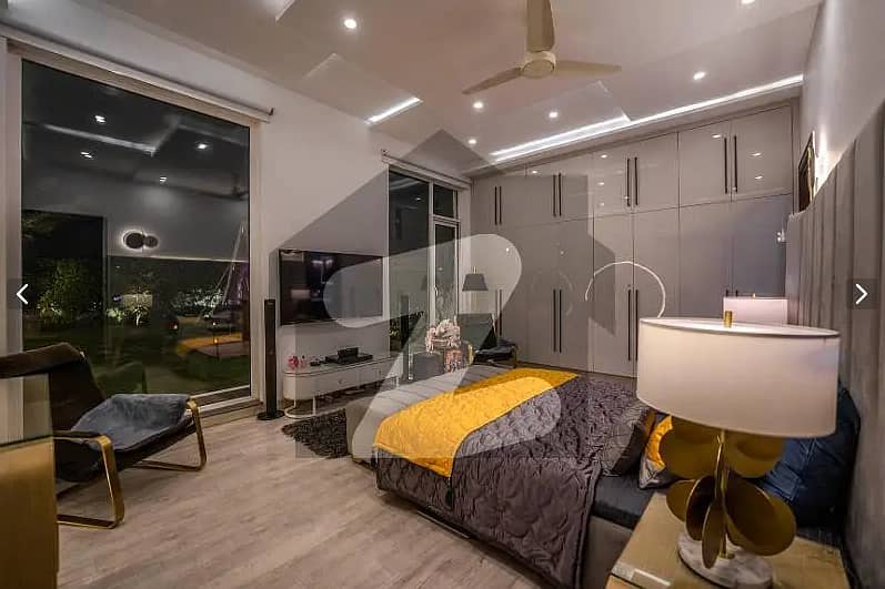 One Kanal BUNGALOW KANAL LAWN Luxury Ultra-Modern Design Most Beautiful Full Basement Swimming Pool Home Theater Bungalow For Sale At Prime Location Of DHA Lahore Near To Commercial Market 20