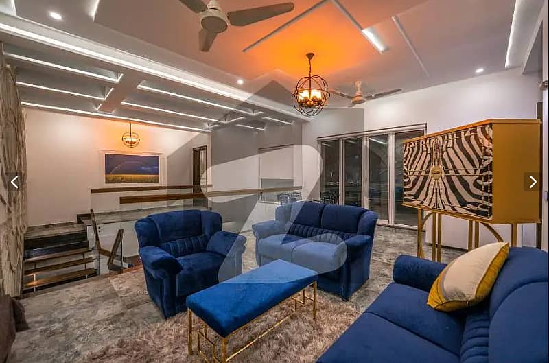 One Kanal BUNGALOW KANAL LAWN Luxury Ultra-Modern Design Most Beautiful Full Basement Swimming Pool Home Theater Bungalow For Sale At Prime Location Of DHA Lahore Near To Commercial Market 26