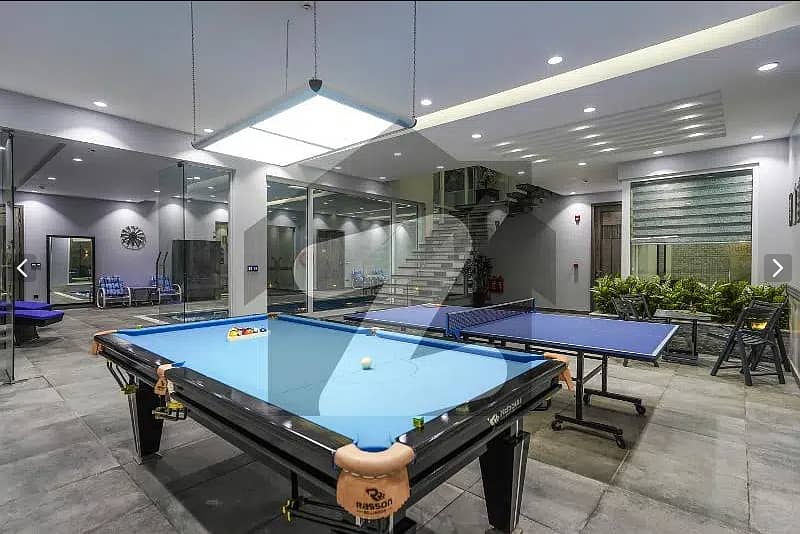 One Kanal BUNGALOW KANAL LAWN Luxury Ultra-Modern Design Most Beautiful Full Basement Swimming Pool Home Theater Bungalow For Sale At Prime Location Of DHA Lahore Near To Commercial Market 36