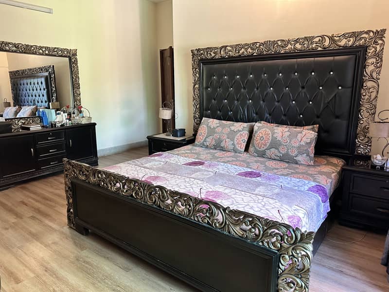 Pure Shesham Bed & Dressing Set 5