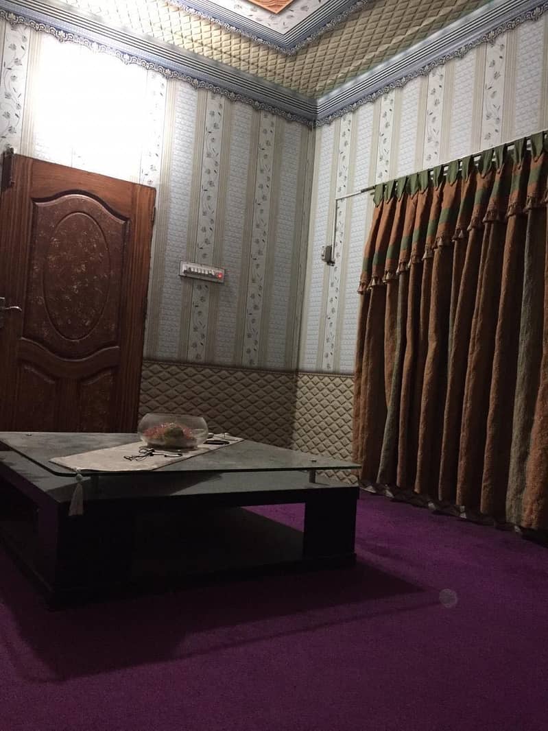 Leather sofa with table for sale 5