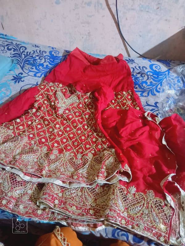 bridal lehnga sale new condition 0