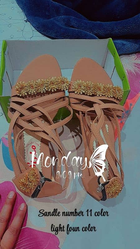 Selling new and good condition sandals at a very reasonable price 9