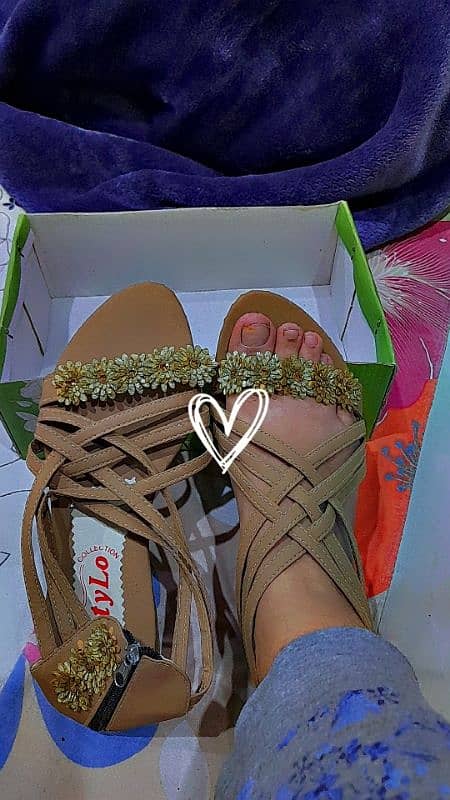 Selling new and good condition sandals at a very reasonable price 11