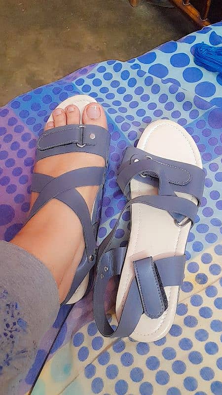 Selling new and good condition sandals at a very reasonable price 12