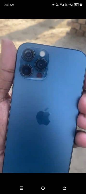 iphone 12 pro pta approved box bi Sath me 10 by 10 hi 03431355528 Wats 1