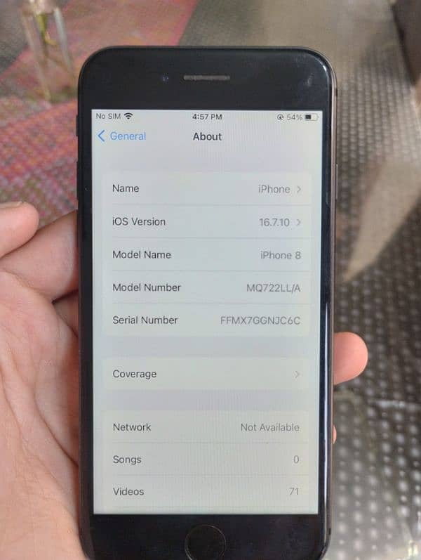iPhone 8 (64GB) –  No Faults – Black Color 3