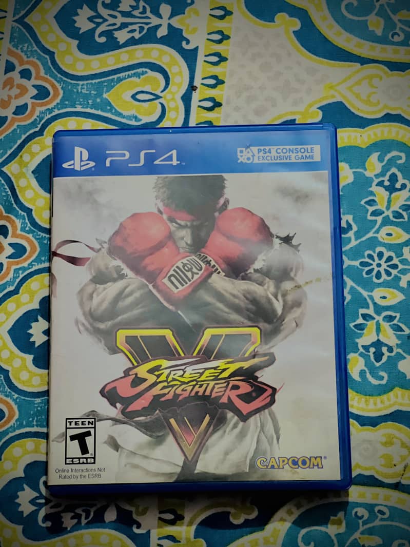 STREET FIGHTER 5 PS4 DISC FOR SALE IN REASONABLE PRICE 0