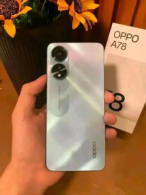 Oppo A78.  Change possible 03024285884 0
