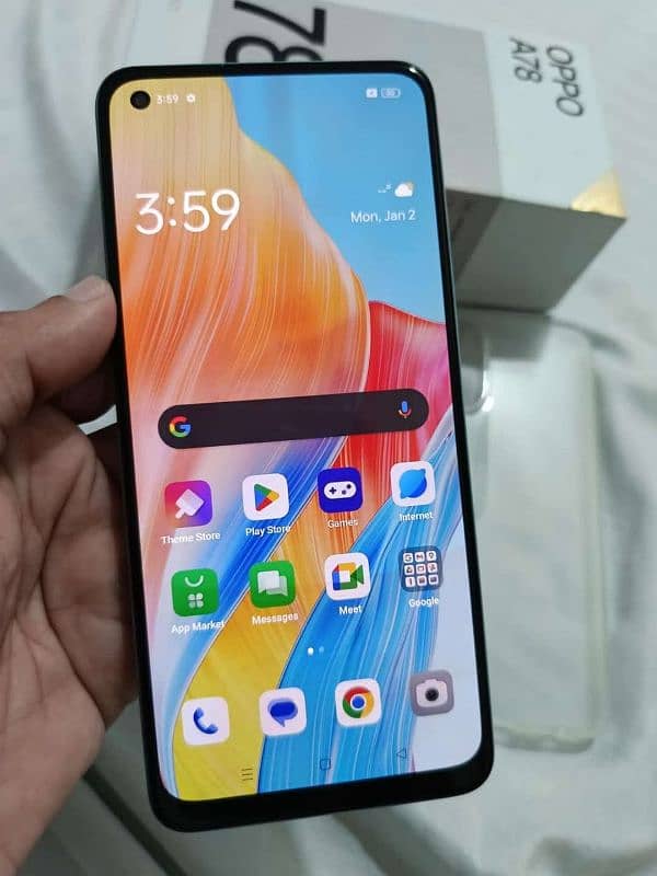 Oppo A78.  Change possible 03024285884 2