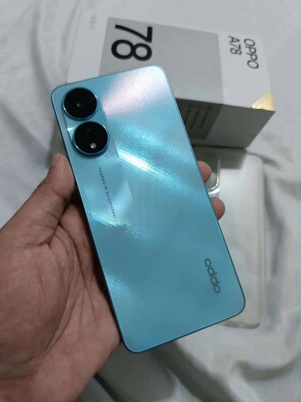 Oppo A78.  Change possible 03024285884 3