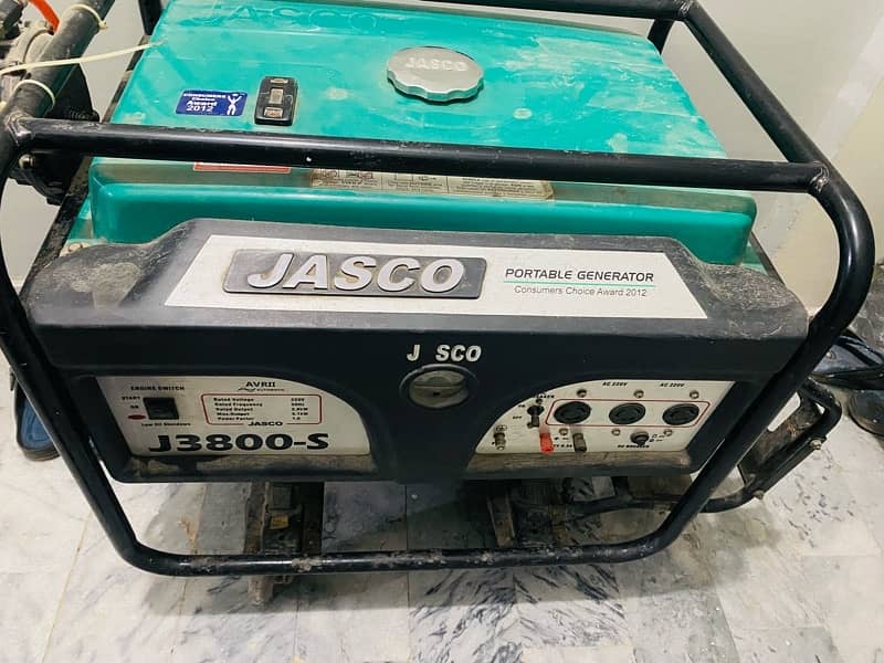 Jasco 3.1 kw J3800-S self start generator 1