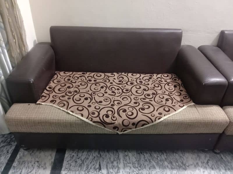 Brown Sofa Set - Living room furniture 1