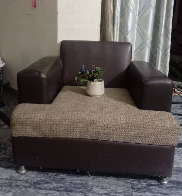 Brown Sofa Set - Living room furniture 4