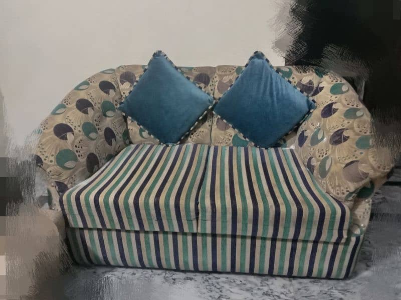 3 2 1 Sofa Set Blue Posish Sofa 0