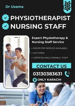 Nursing staff, Physiotherapy, Patient care, Nurse in Karachi