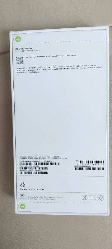 iphone 16 pro max PTA approved box pack 1