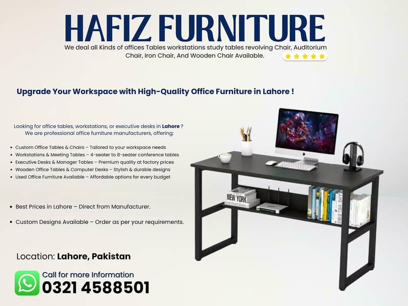 computer table/study table/gaming table/workstation table/office table 2